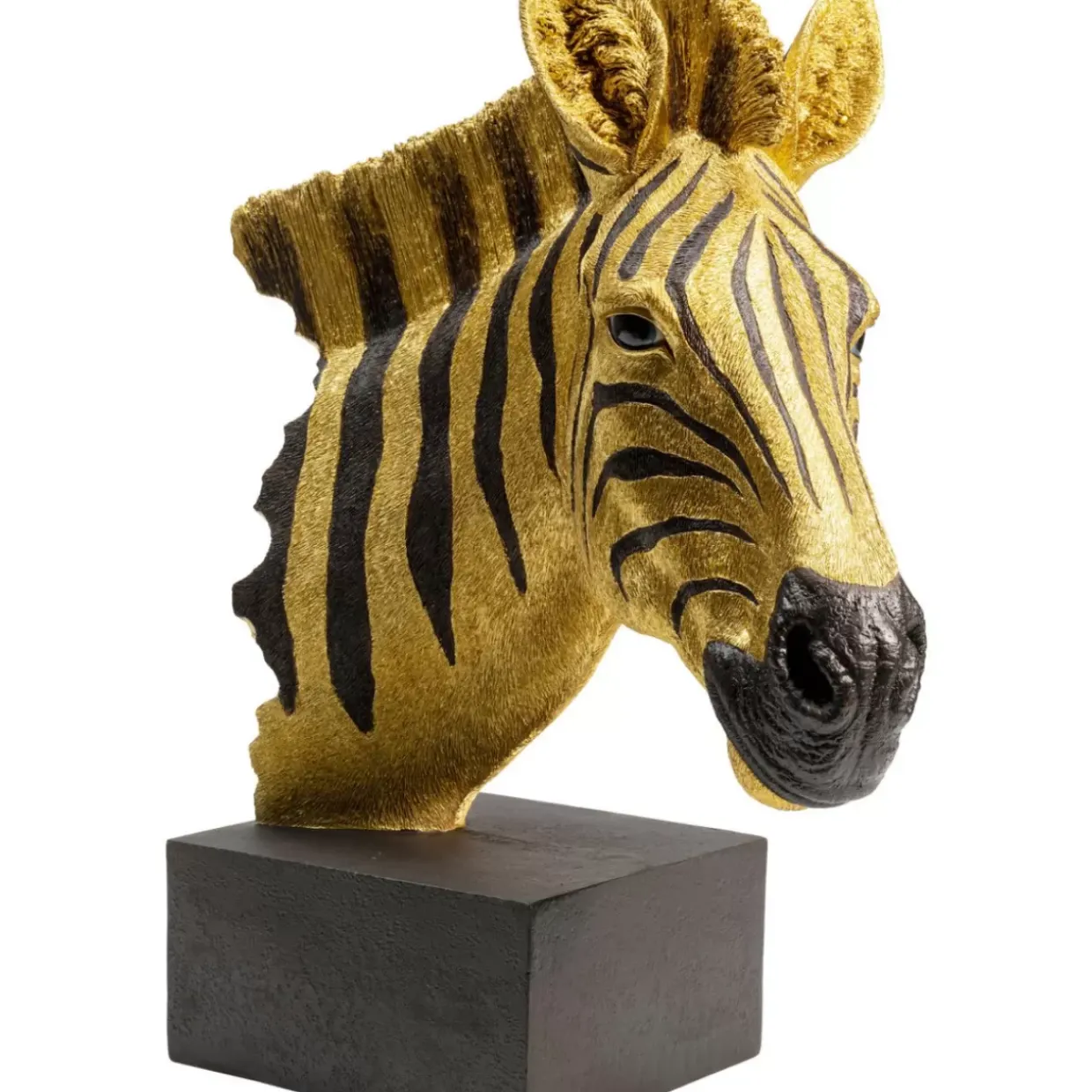 Deko Objekt Zebra Gold
