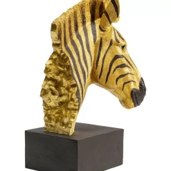 Deko Objekt Zebra Gold