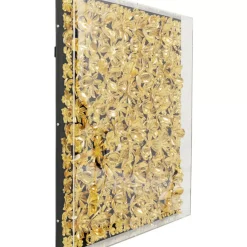Deko Rahmen Gold Flower 80X80Cm