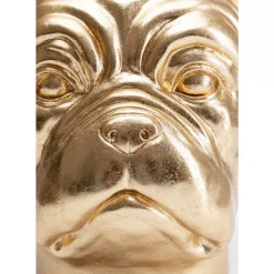 Deko Ubertopf Bulldog Gold