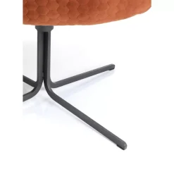 Drehsessel Bristol Rostrot