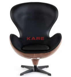 Drehsessel Lounge Black Walnut