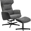 Drehsessel Mit Hocker Ohio Salt And Pepper