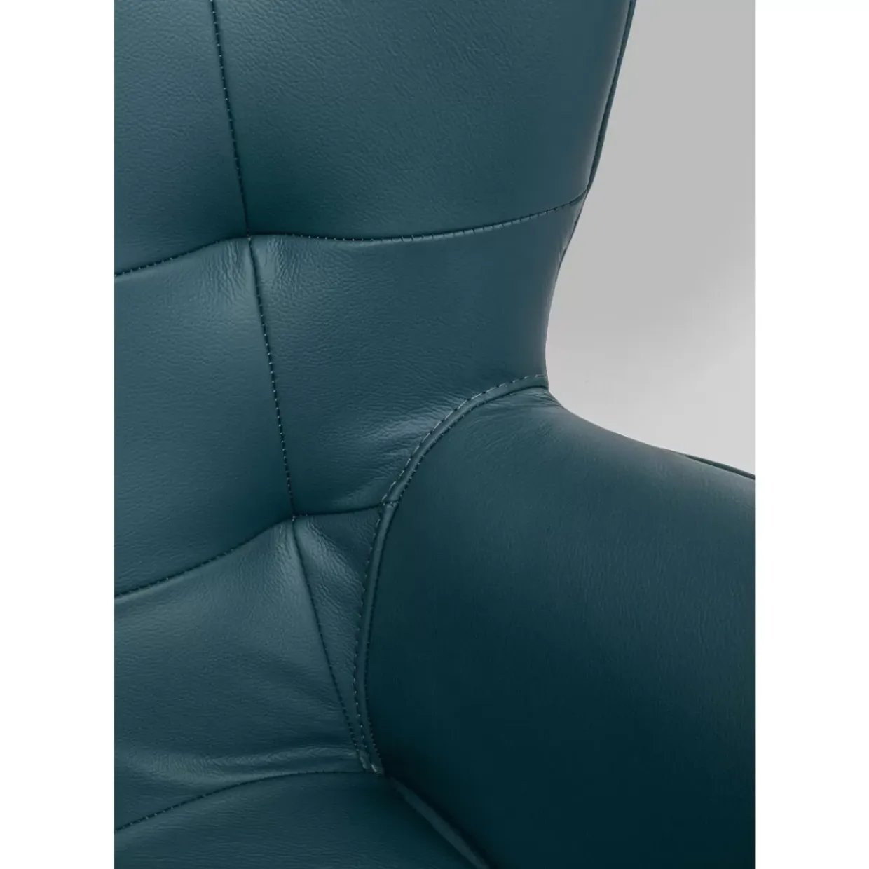 Drehsessel Oscar Leder Blau