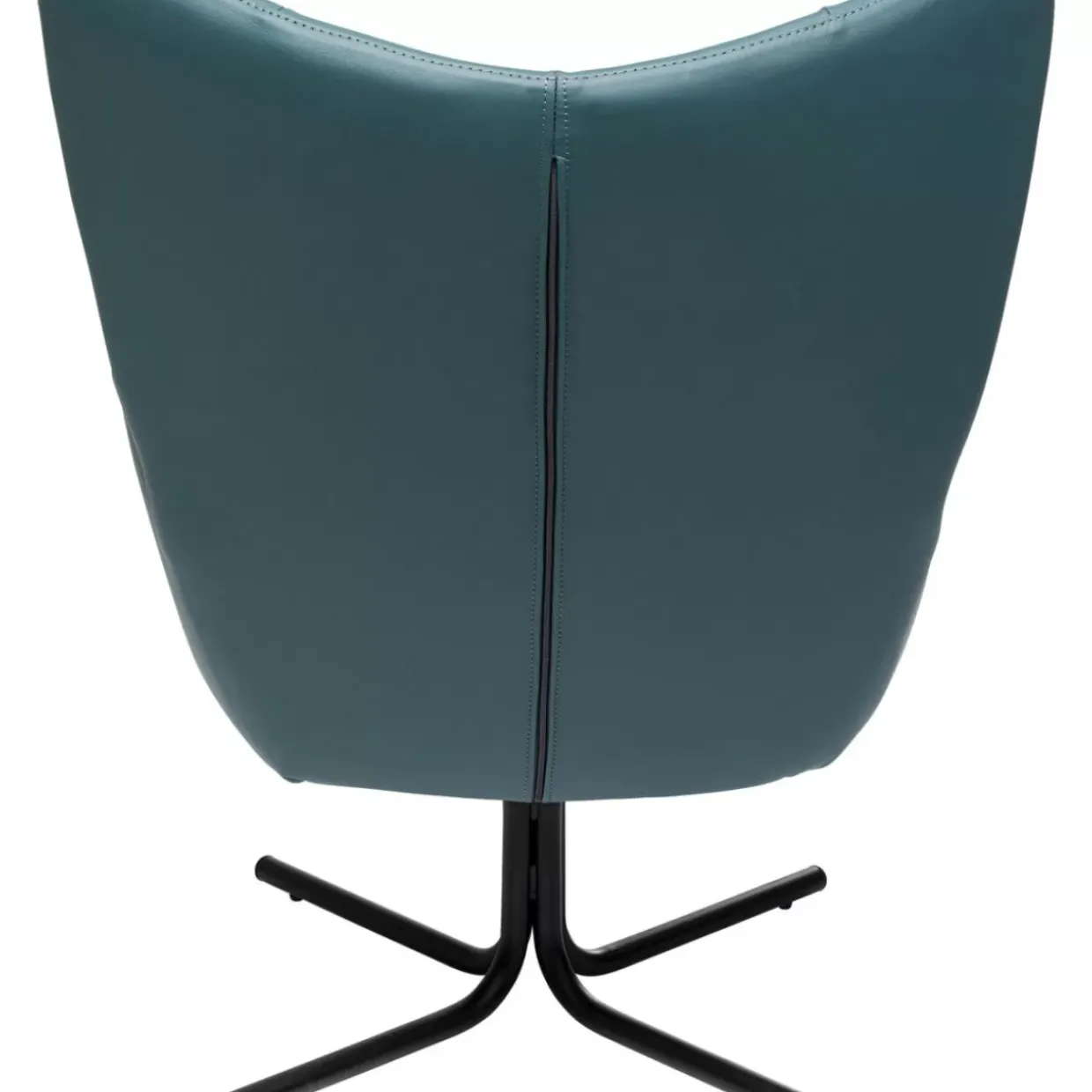 Drehsessel Oscar Leder Blau