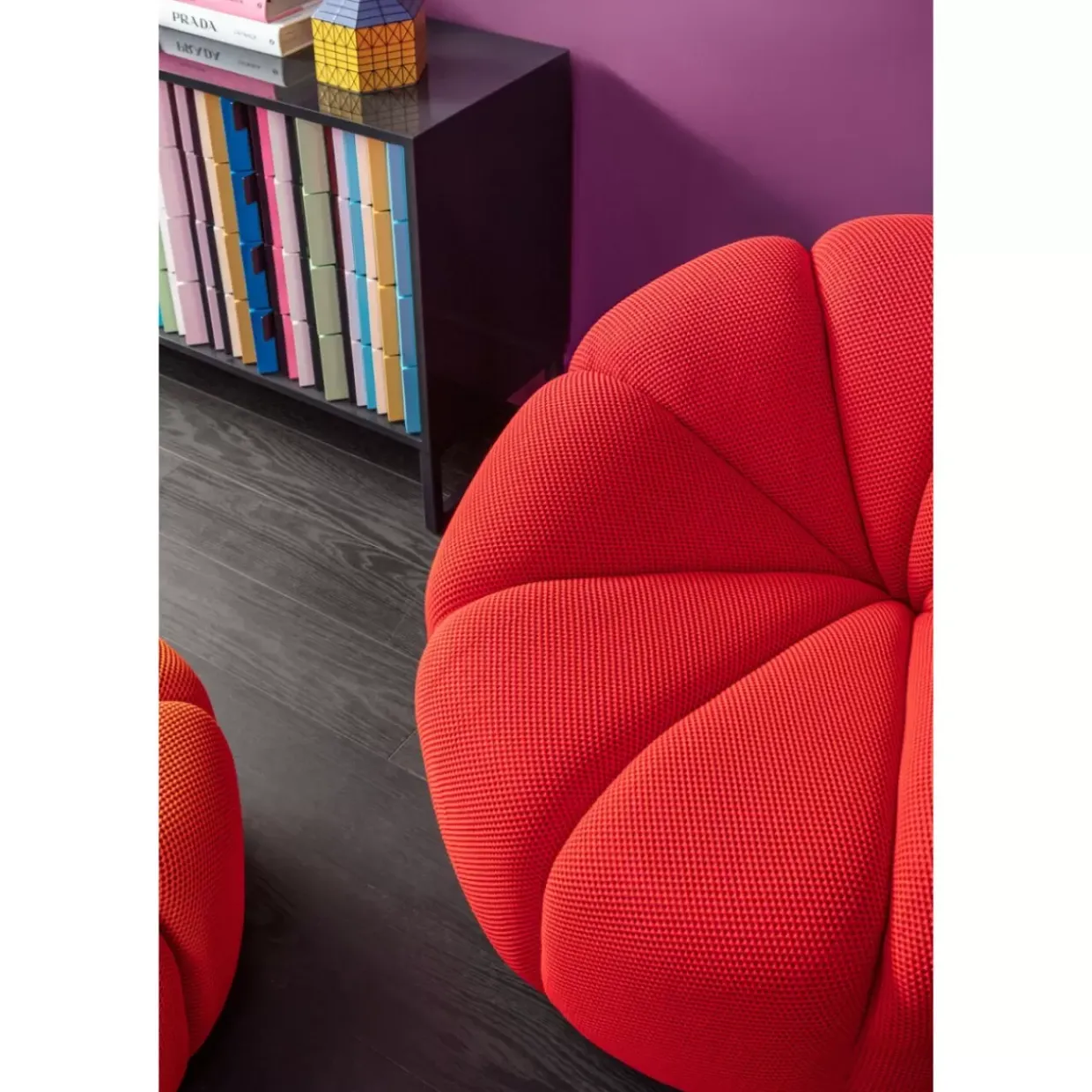 Drehsessel Peppo Lounge Rot