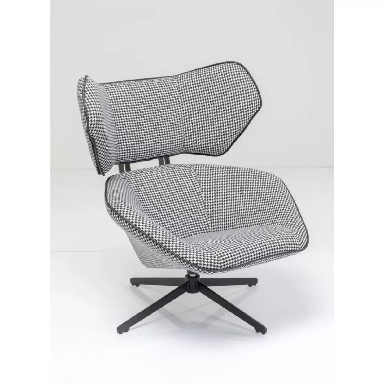 Drehsessel Toledo Schwarz Weiss