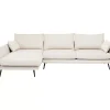Ecksofa Amalfi Links Creme 275Cm