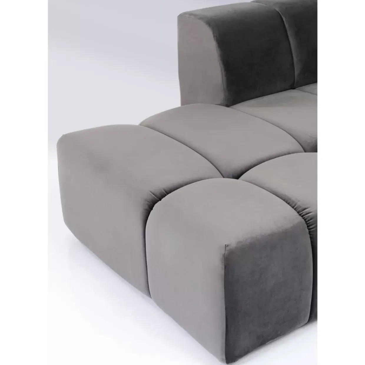 Ecksofa Belami Grau Links