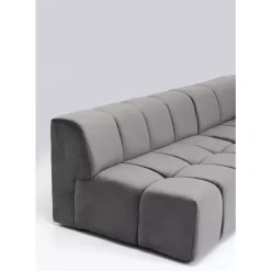 Ecksofa Belami Grau Rechts