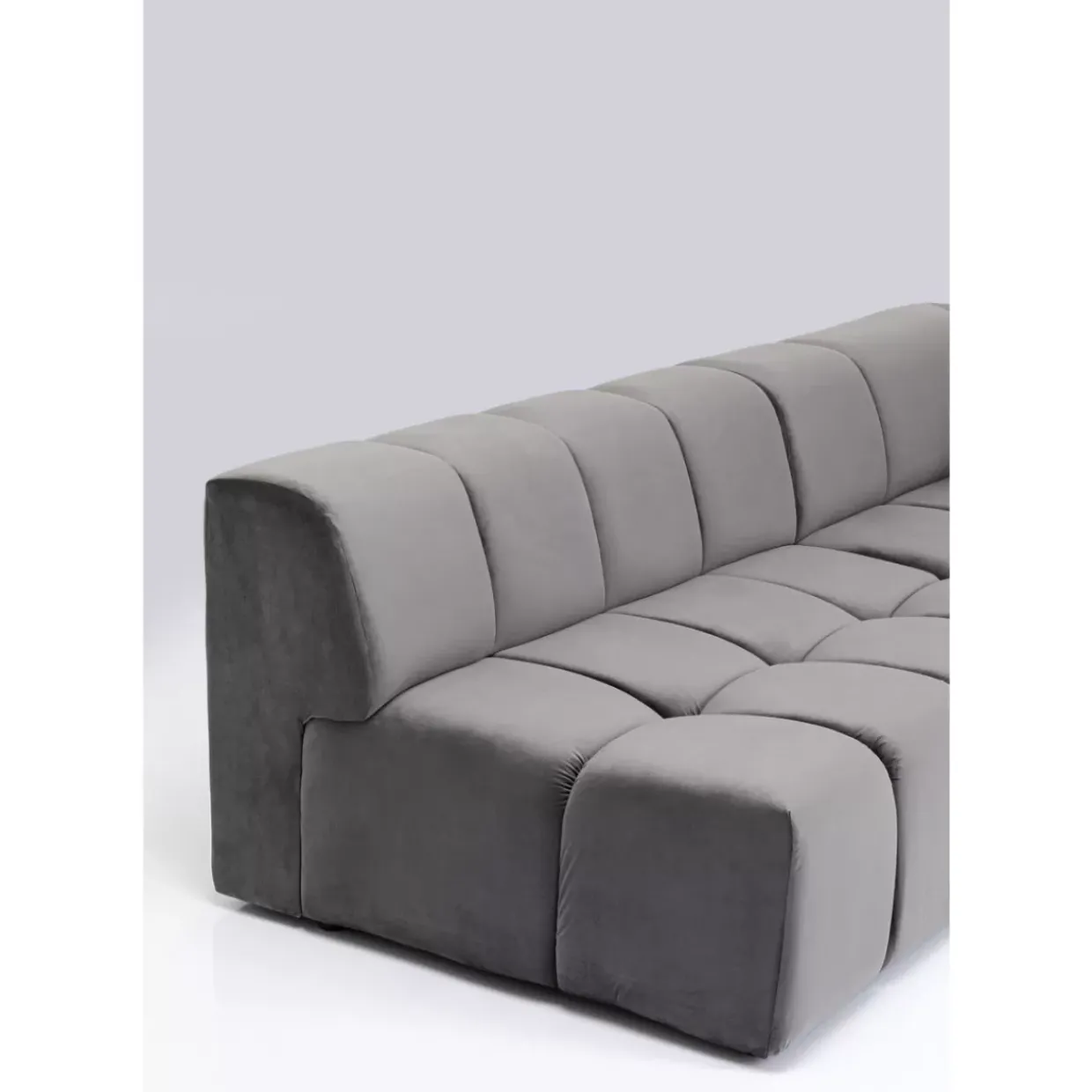 Ecksofa Belami Grau Rechts