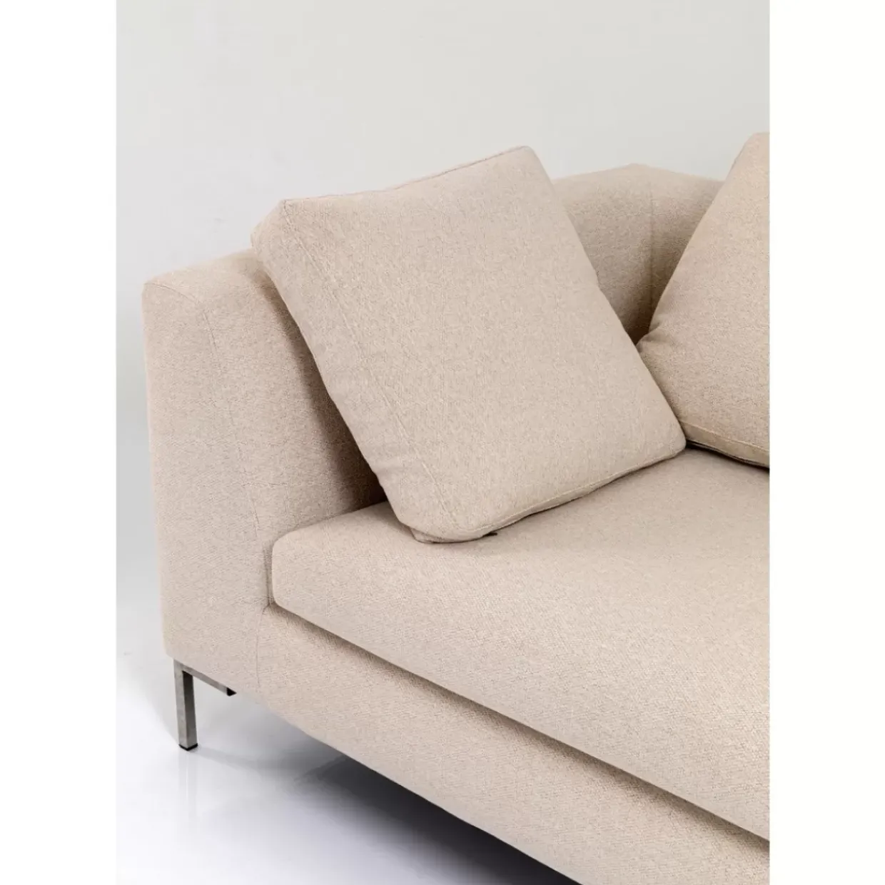 Ecksofa Gianni Creme Rechts