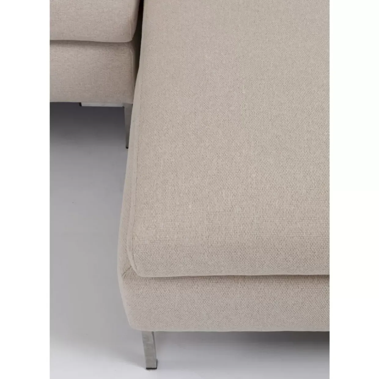 Ecksofa Gianni Creme Rechts