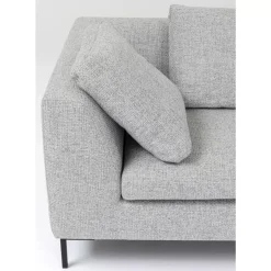 Ecksofa Gianni Dolce Hellgrau Rechts