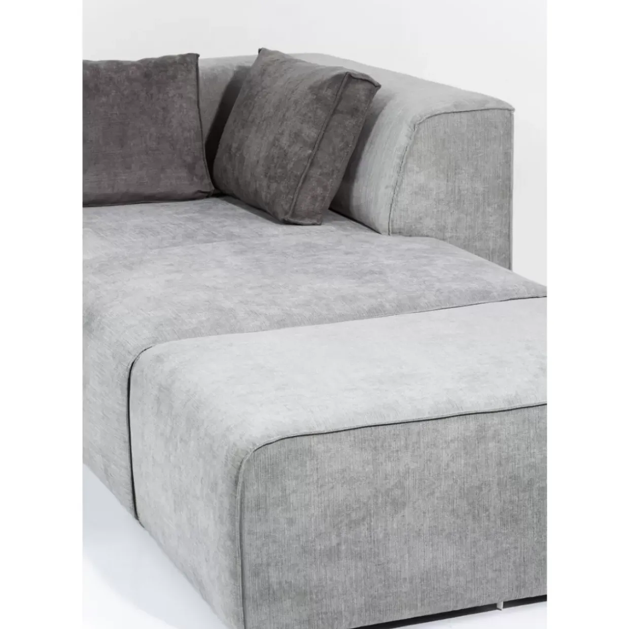 Ecksofa Infinity Ottomane Grau Links