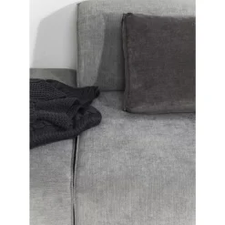 Ecksofa Infinity Ottomane Grau Links