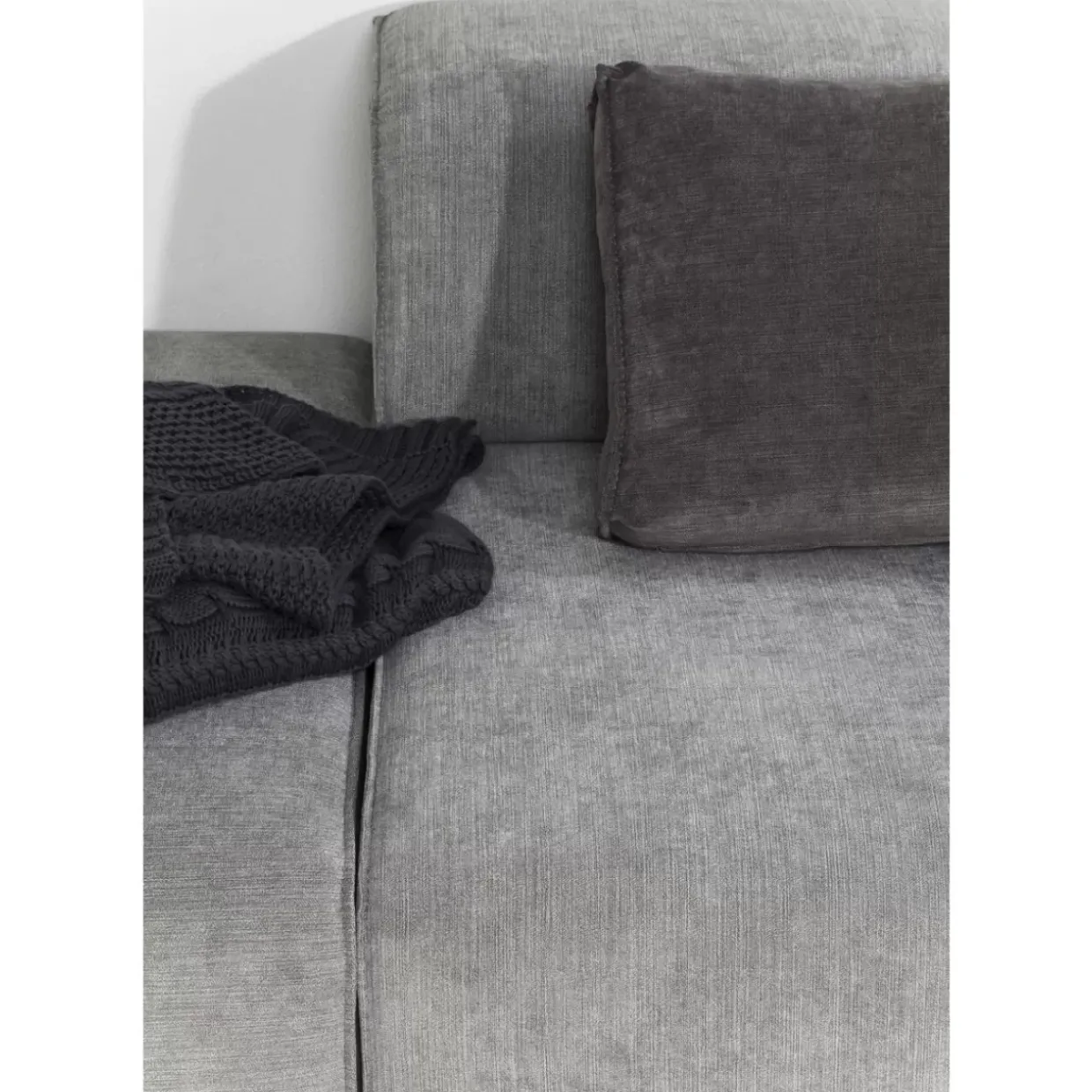 Ecksofa Infinity Ottomane Grau Links