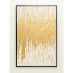 Gerahmtes Bild Abstract Weis 80X120Cm