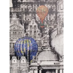 Gerahmtes Bild Balloons 160X260Cm