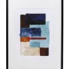Gerahmtes Bild Box Back Blau 60X80Cm