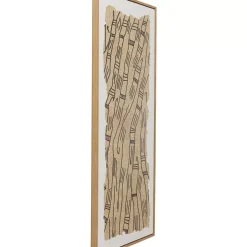 Gerahmtes Bild Native Lines 50X150Cm