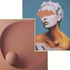 Gerahmtes Bild Wallart (2/Set) 160X80Cm