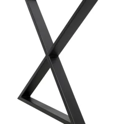 Gestell Tavola Cross Schwarz (2/Set)