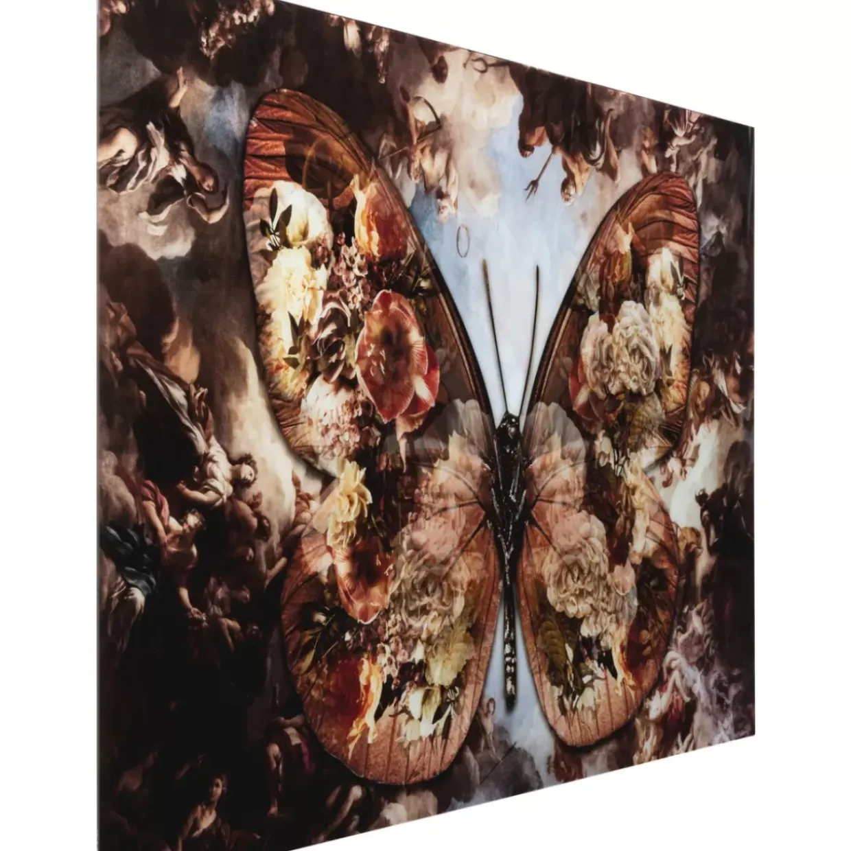 Glasbild Butterfly 150X100Cm
