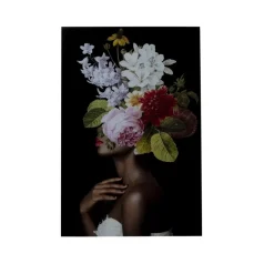 Glasbild Ms. Bouquet 80X120Cm