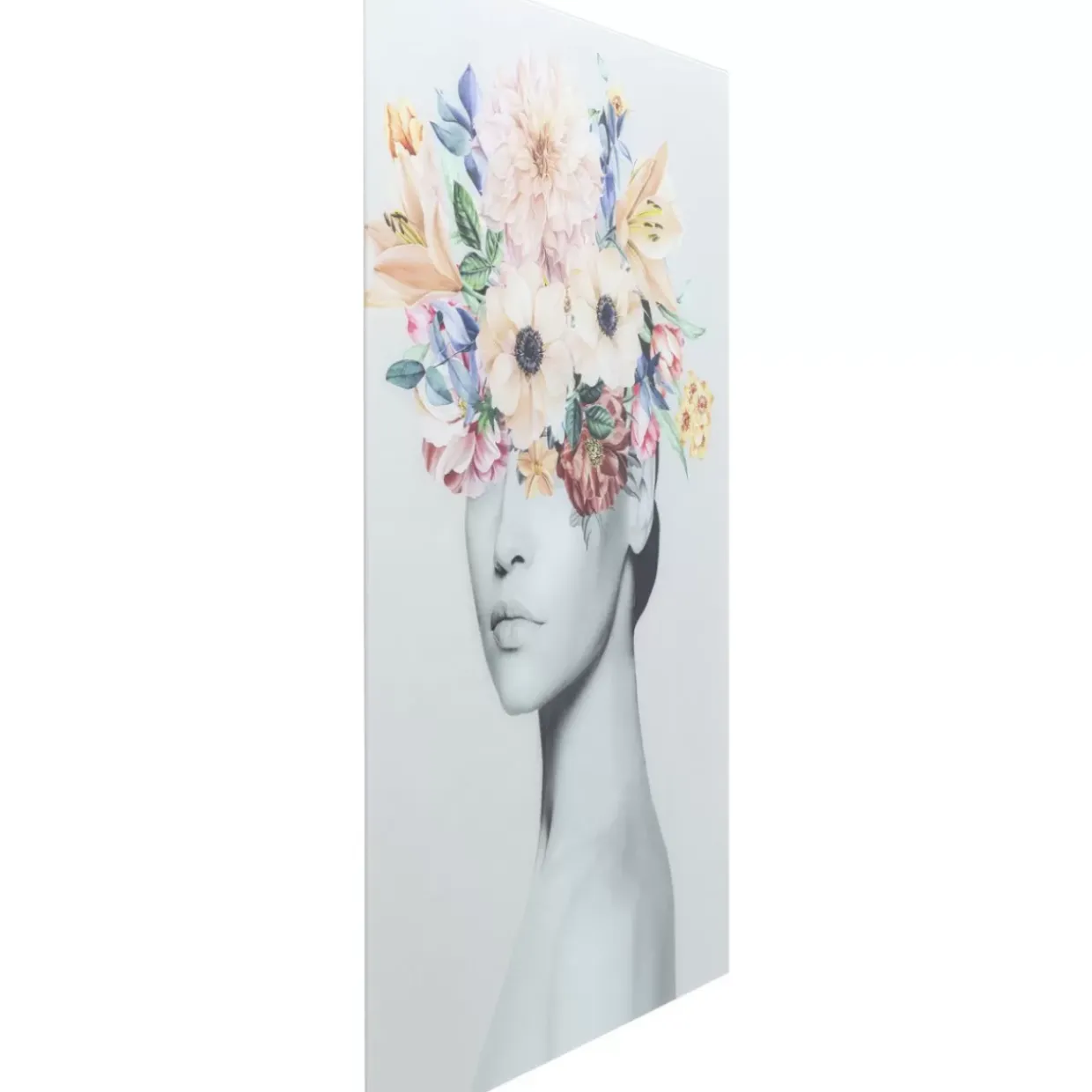 Glasbild Spring Hair 80X120Cm