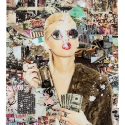 Glasbild Trendy Shopper 120X150Cm