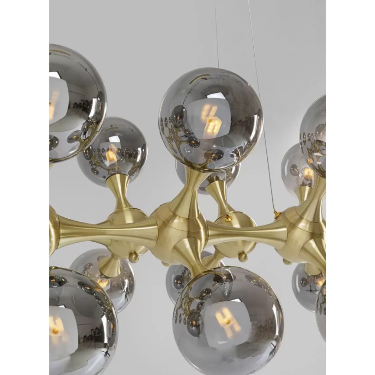 Hangeleuchte Atomic Balls Brass 140Cm