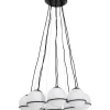 Hangeleuchte Globes Schwarz
