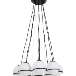 Hangeleuchte Globes Schwarz