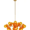 Hangeleuchte Globo Amber 79Cm