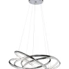 Hangeleuchte Saturn Led Chrome Big