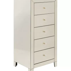 Hochkommode Luxury Champagne 5 Schube