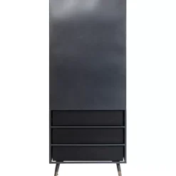 Hochschrank La Gomera 2 Turen 3 Schube