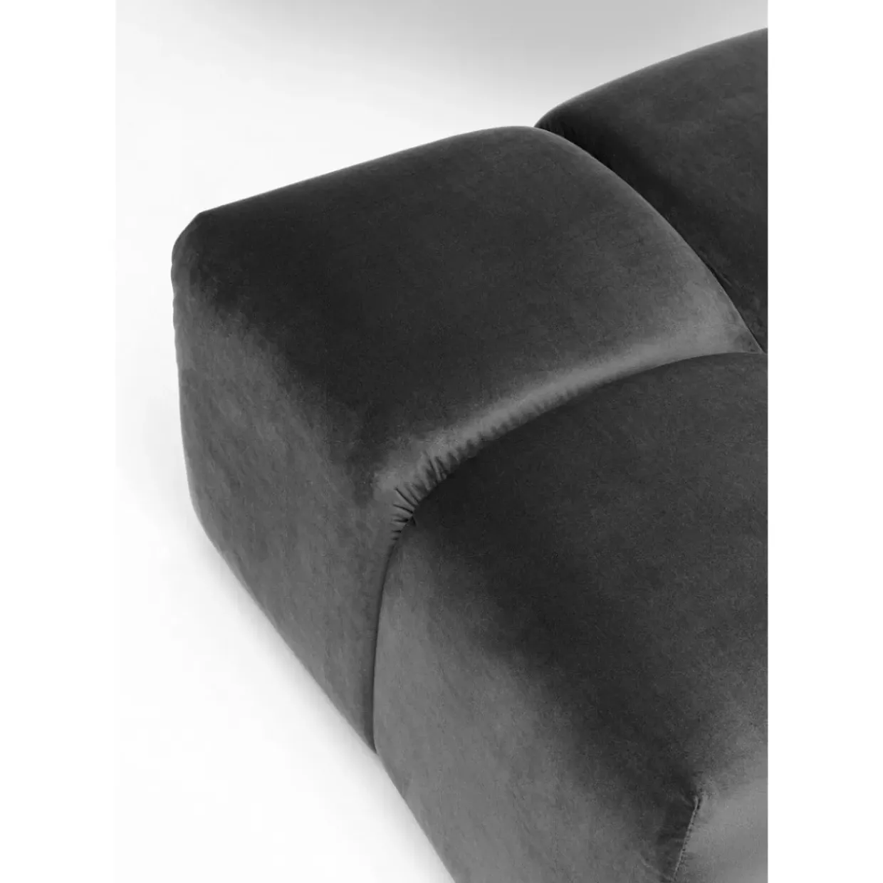 Hocker Belami Velvet Grau 105X70Cm