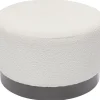 Hocker Cherry Boucle Creme Smoke O55Cm