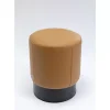 Hocker Cherry Leder Braun O36Cm