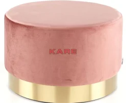 Hocker Cherry Rose Brass O55Cm