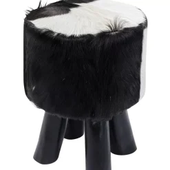 Hocker Flint Stone Schwarz O35Cm