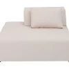 Infinity Ottomane Semi Elements Creme Links 120Cm