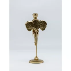 Kerzenständer Elephant Head Gold 36Cm