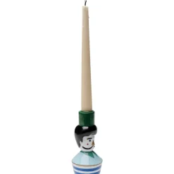 Kerzenständer Monsieur Mustache 16Cm