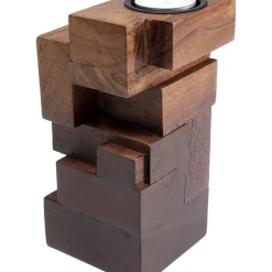 Kerzenständer Wood Tetris 31Cm