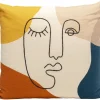 Kissen Face Art Multi 50X50Cm