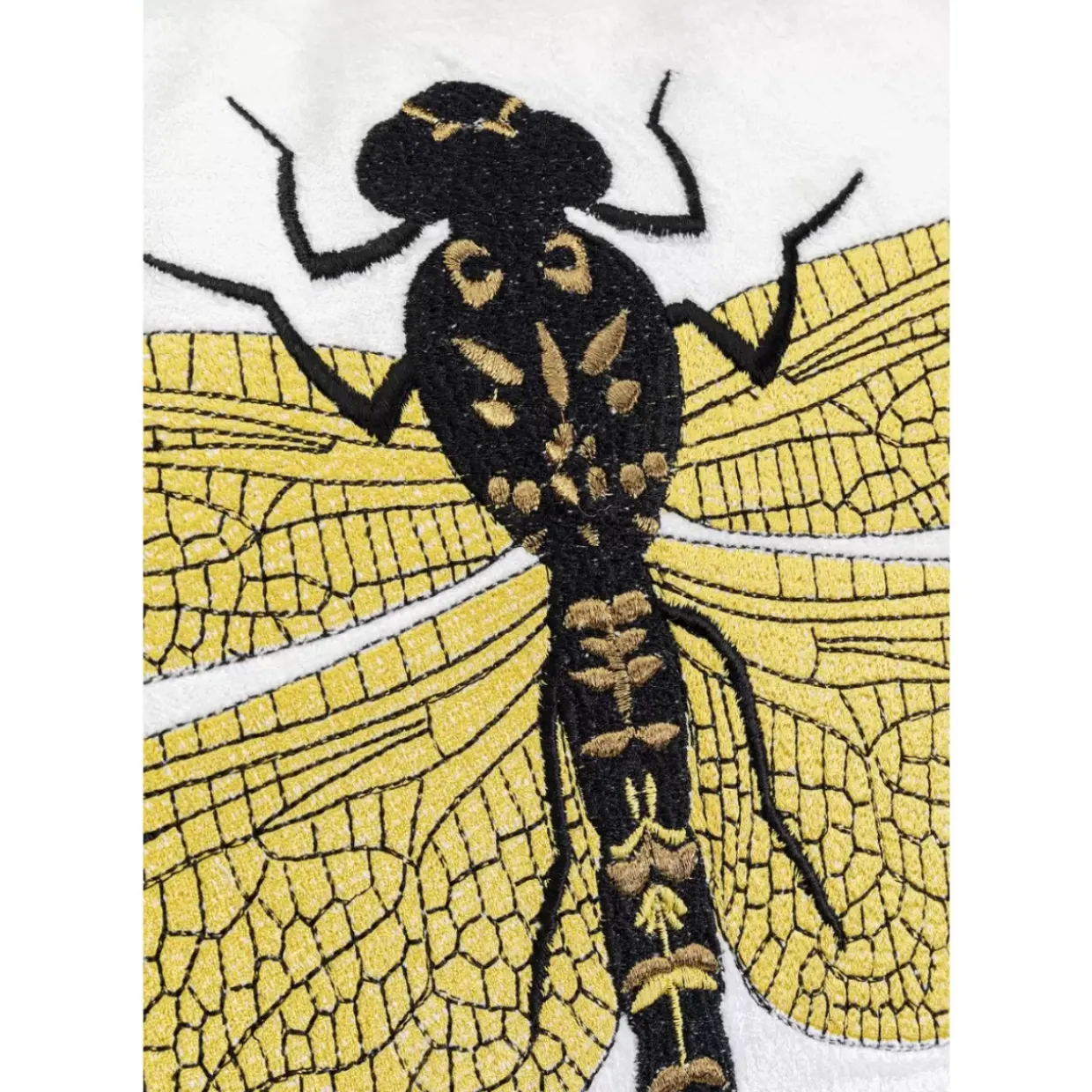 Kissen Glitter Dragonfly Weis 40X40Cm