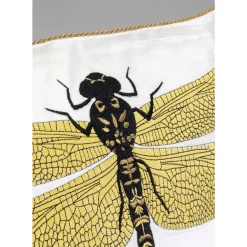 Kissen Glitter Dragonfly Weis 40X40Cm